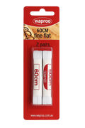 Waproo - Laces 60cm Flat 2 Pairs Packet (Blister)